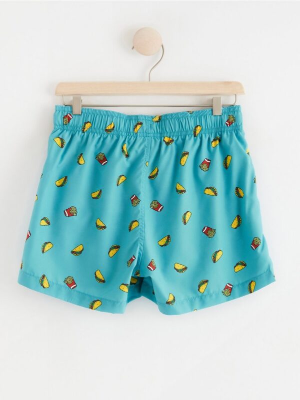 Swim shorts with tacos - 8323300-9344