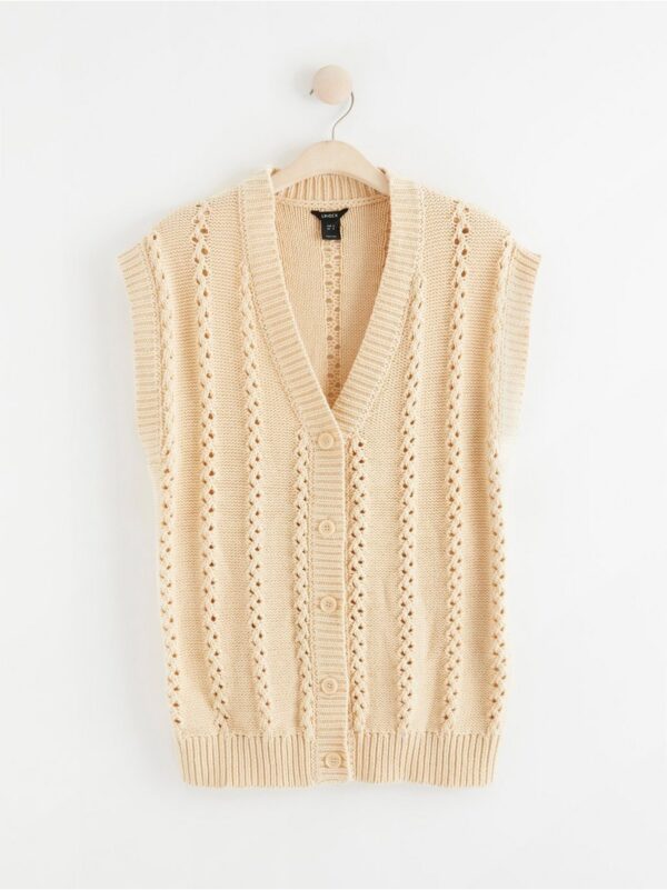 Knitted vest - 8324104-410