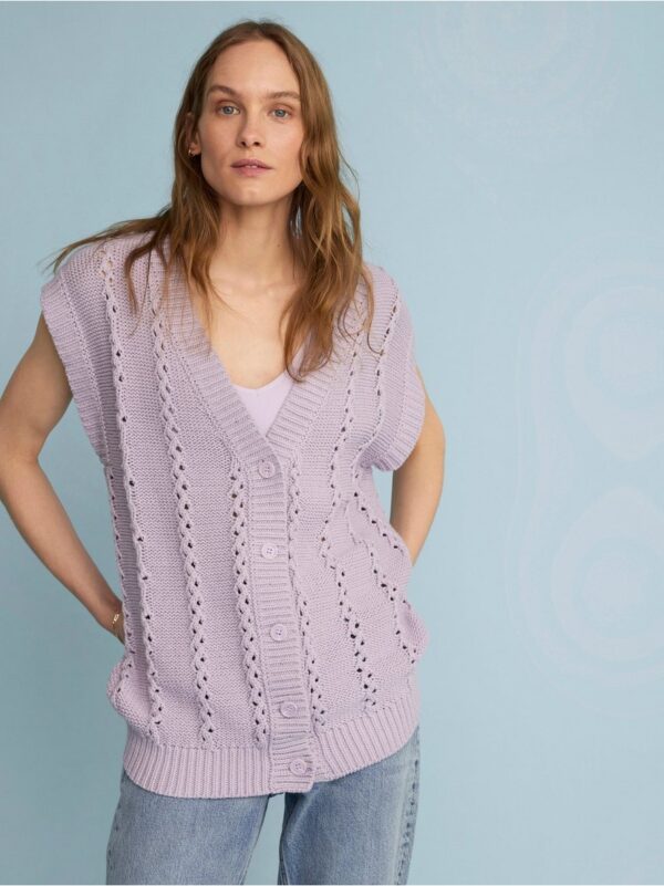 Knitted vest - 8324104-710