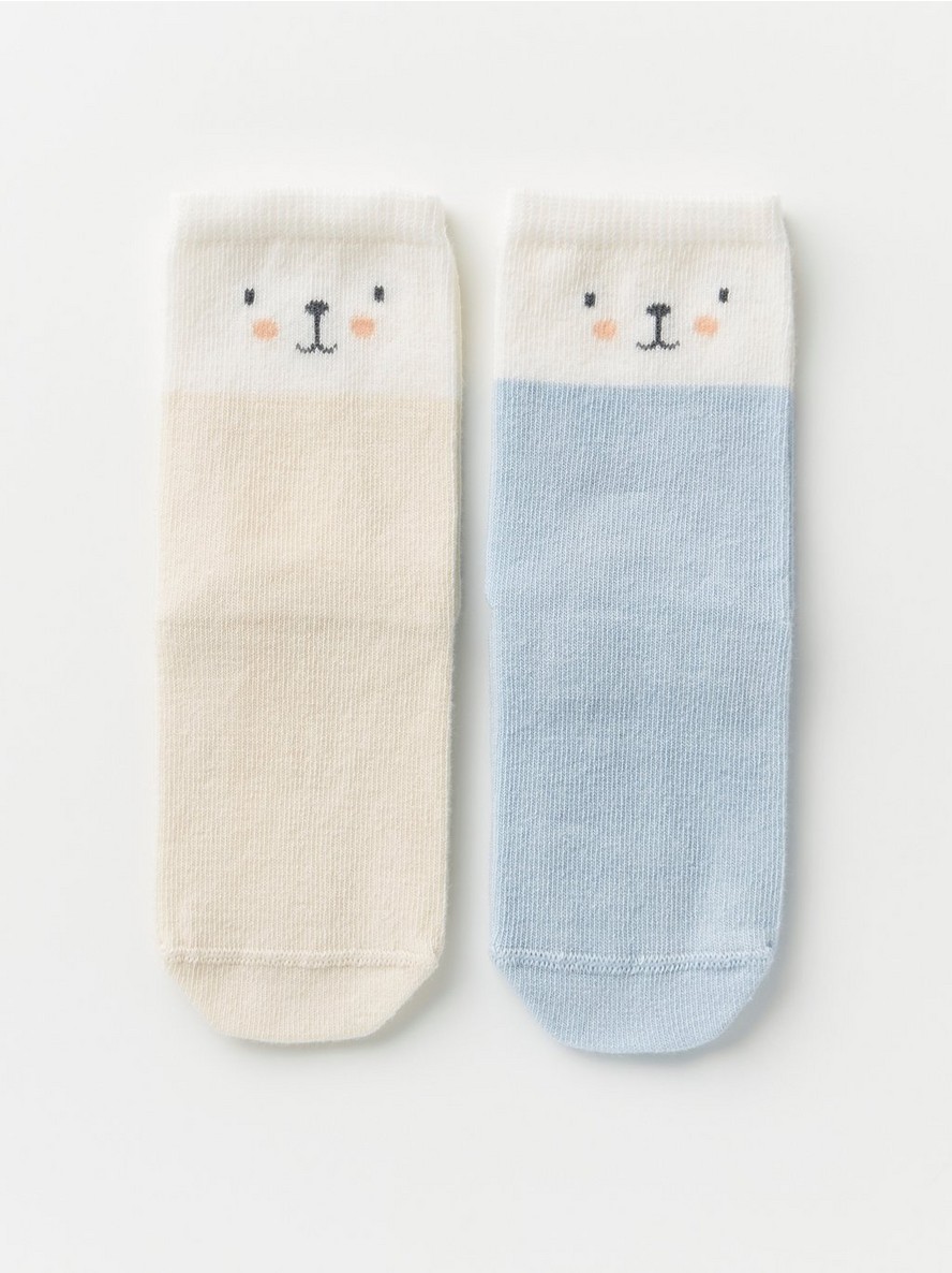 Carape – 2-pack socks with antislip