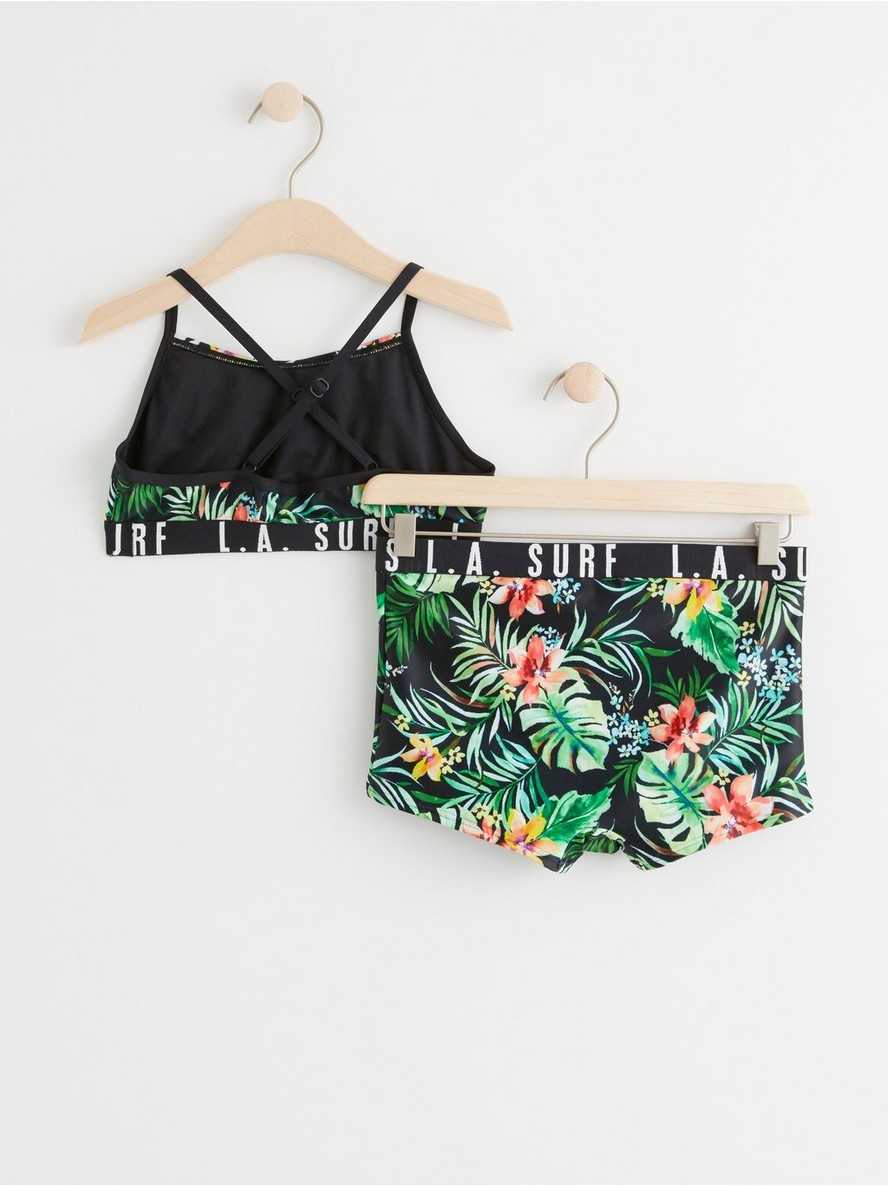 Bikini with tropical flowers - 8326909-80