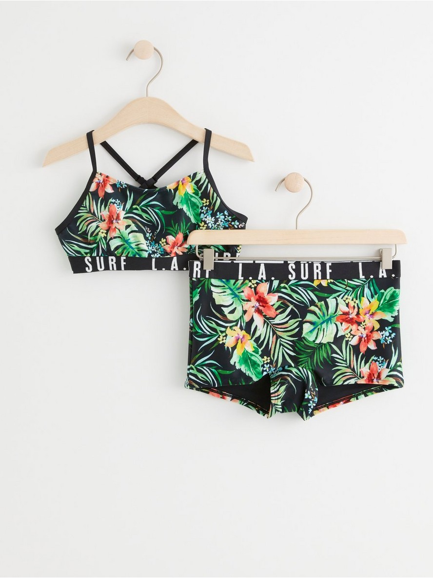 Kupaci kostim – Bikini with tropical flowers