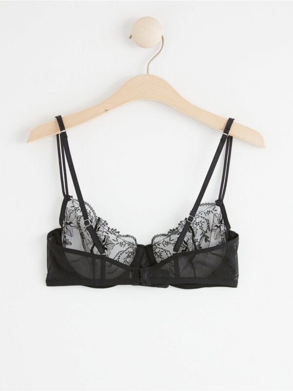 Unpadded bra with lace - 8329080-80