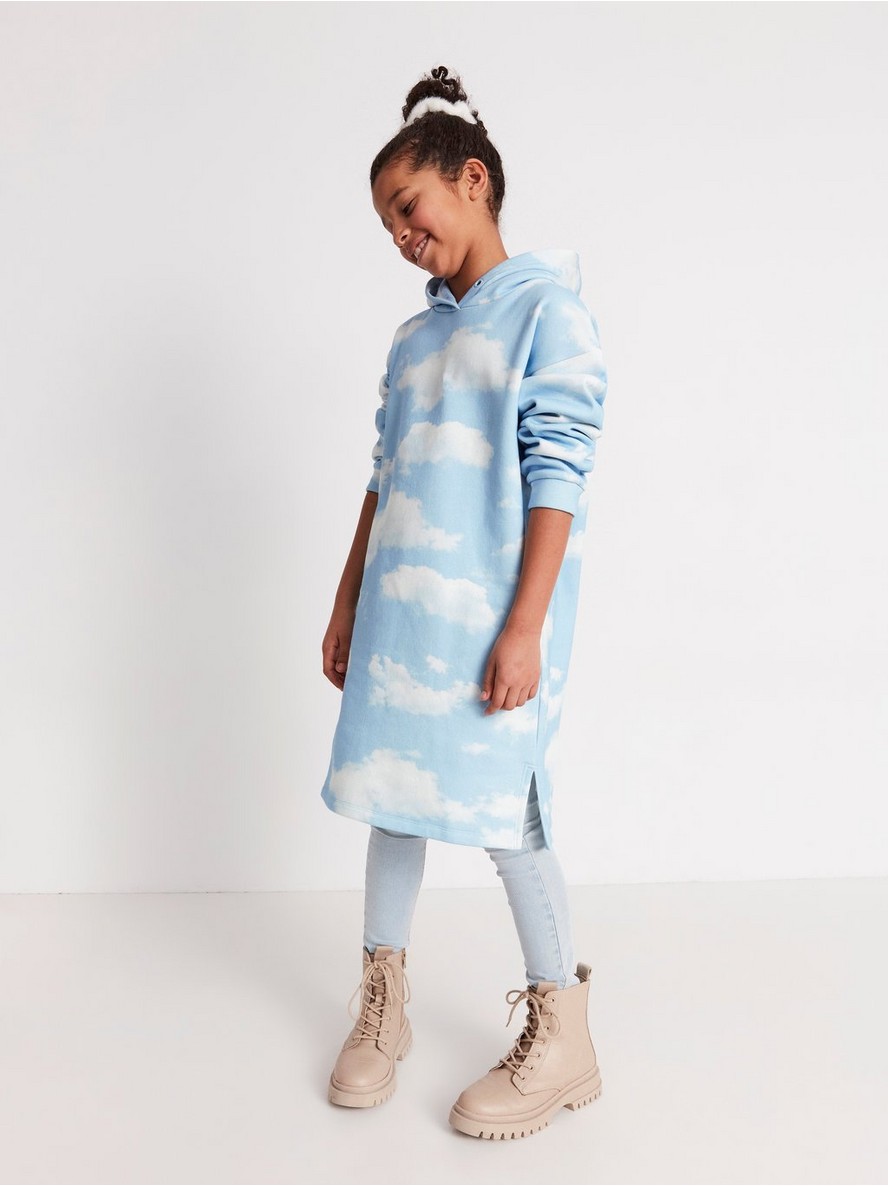 Haljina – Hooded sweatshirt dress