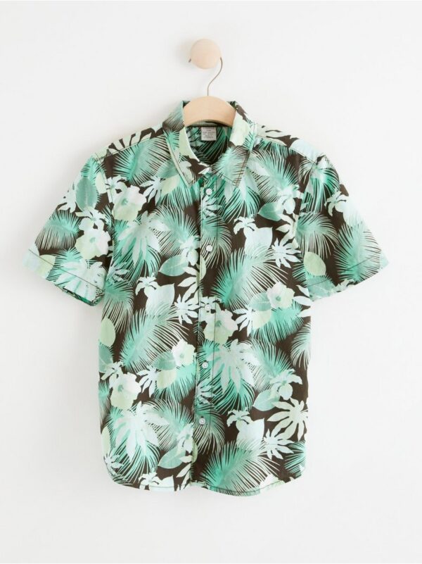 Short sleeve shirt with allover print - 8335029-5613