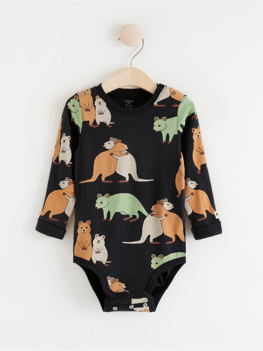Bodi – Long sleeve bodysuit with animals