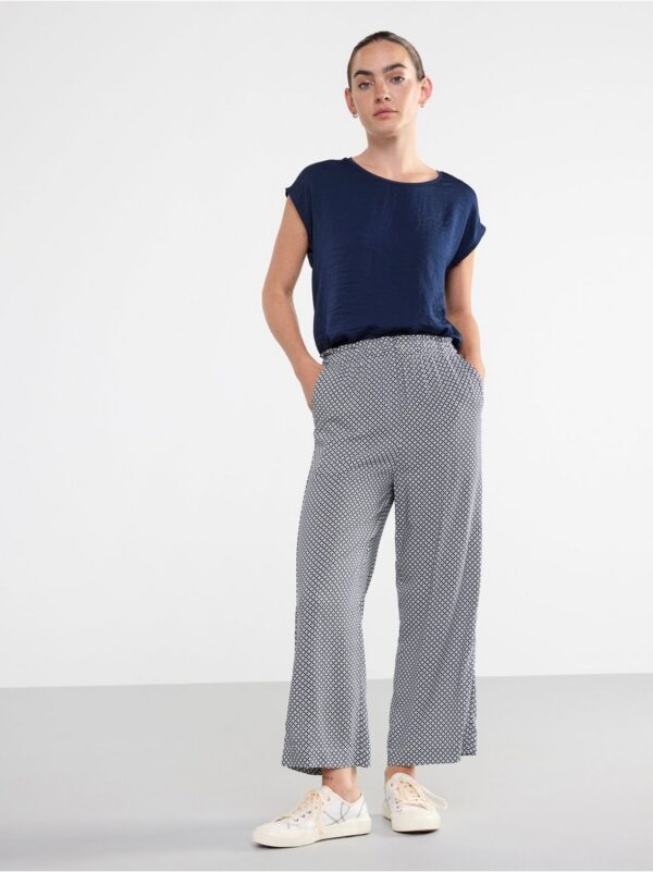BELLA Straight cropped trousers - 8336311-7488