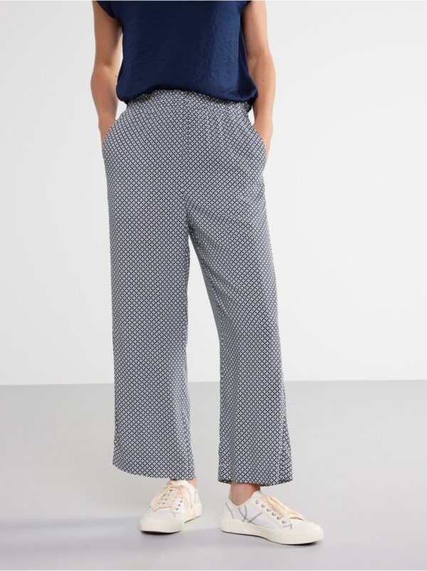 BELLA Straight cropped trousers - 8336311-7488