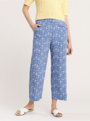 BELLA Straight cropped trousers - 8336311-9340