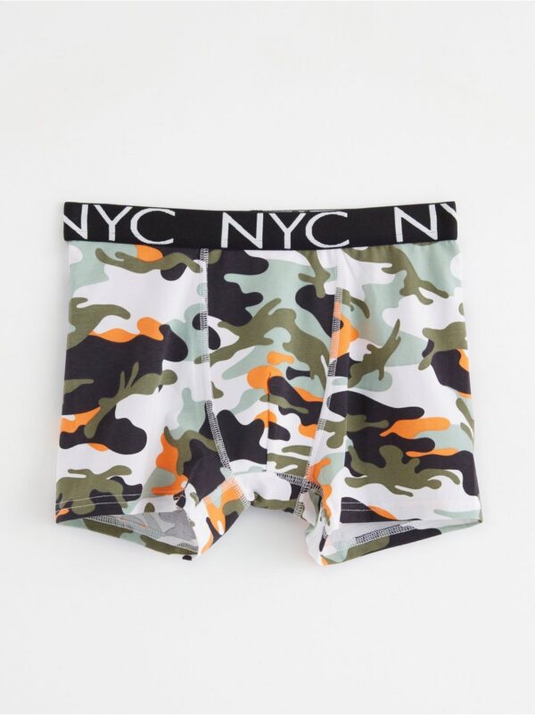 Boxer shorts with camouflage - 8337680-70