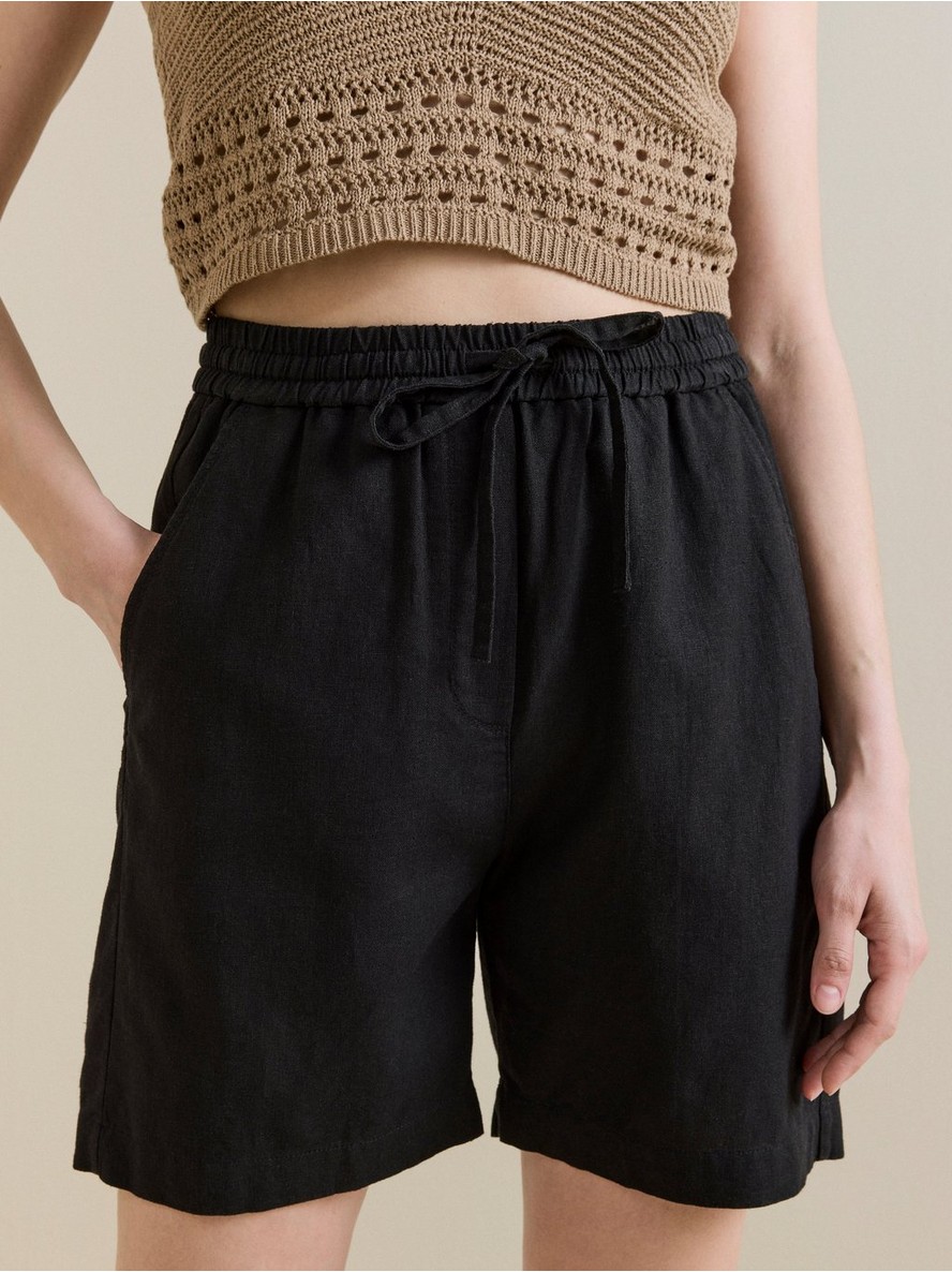 Sorts – Shorts in linen blend