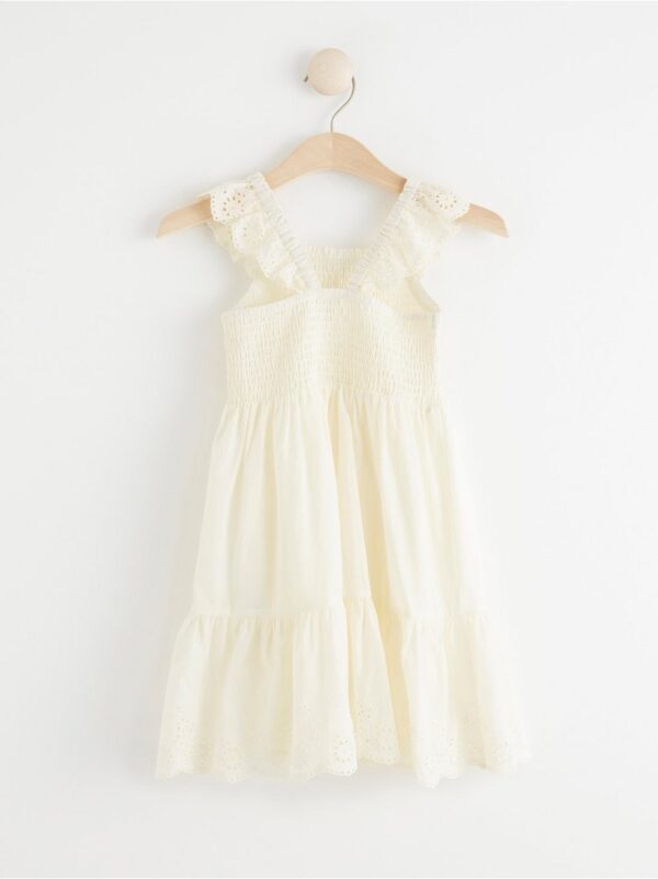 Smock dress with broderie anglaise - 8342700-325