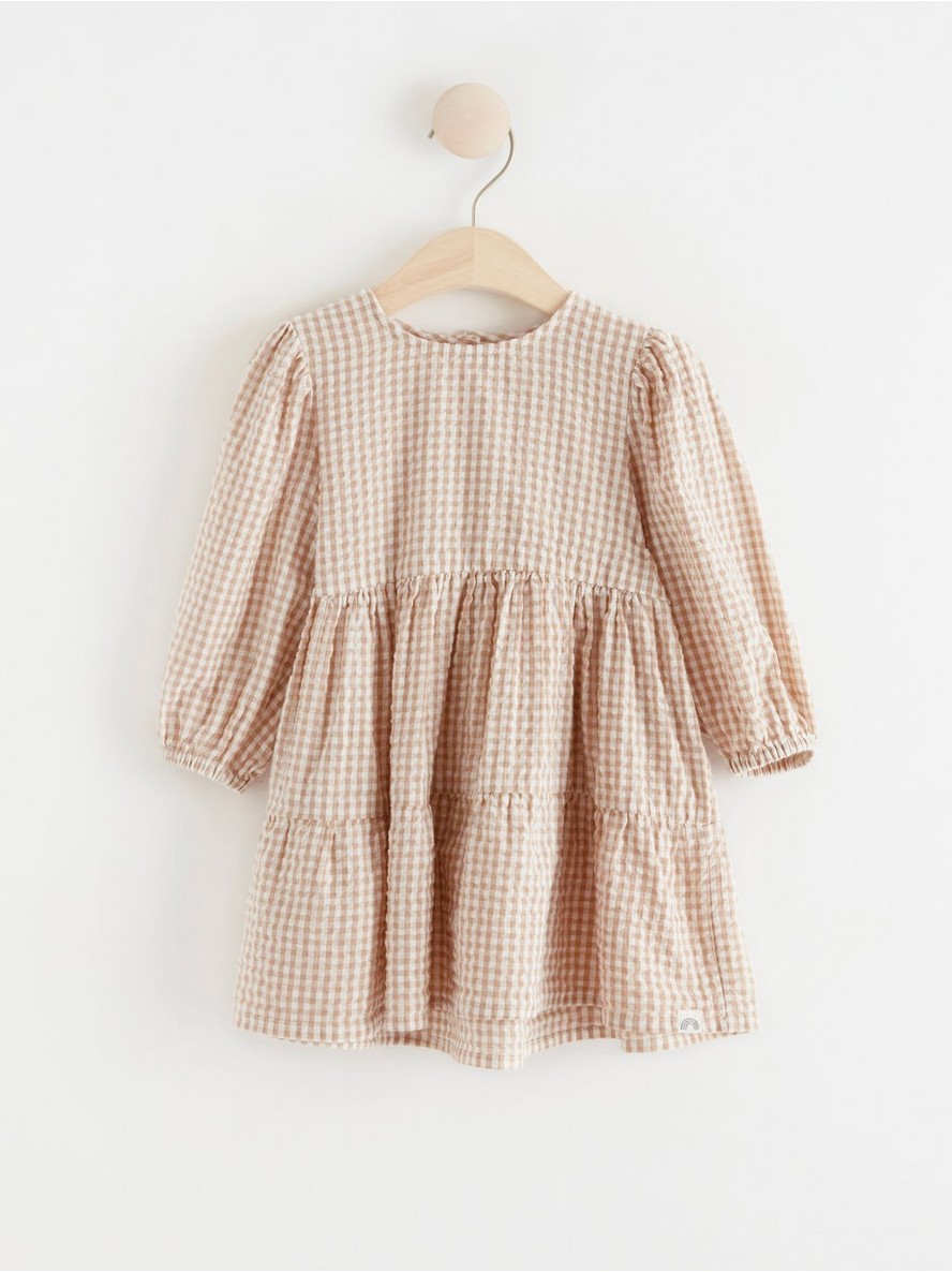 Haljina – Checked seersucker dress