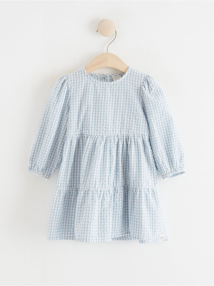 Haljina – Checked seersucker dress