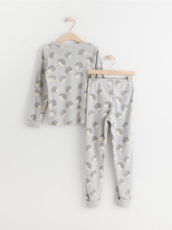Pyjama set with hedgehogs - 8346372-6952