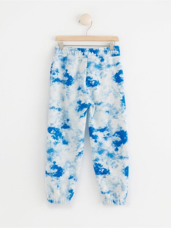 Tie dye sweatpants with brushed inside - 8355092-7614