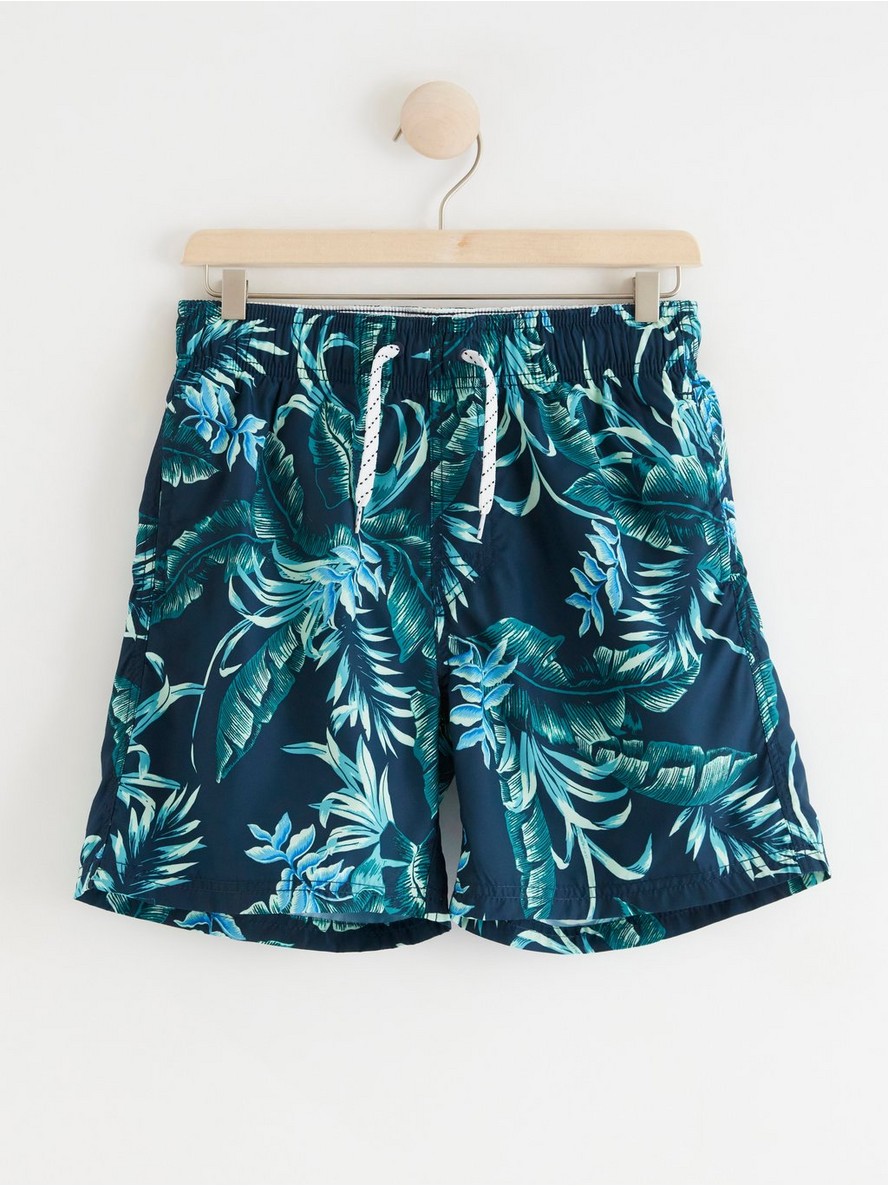 Sorts – Swim shorts with tropical print