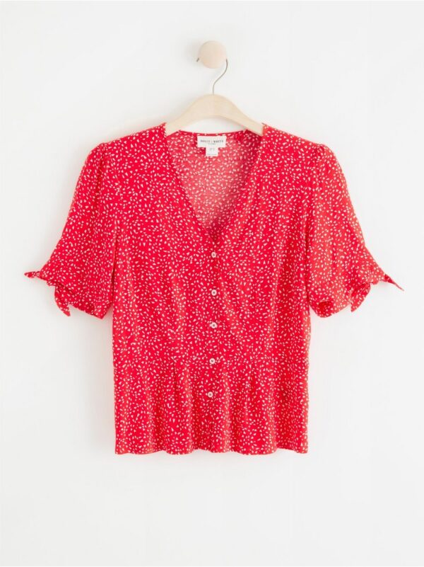 Short sleeve blouse - 8355155-7855