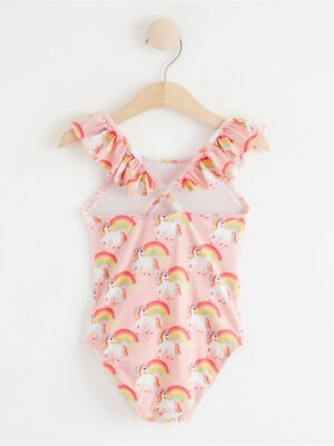 Swimsuit with rainbow unicorns - 8356483-2642
