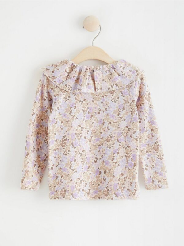 Long sleeve top with collar - 8358895-6965