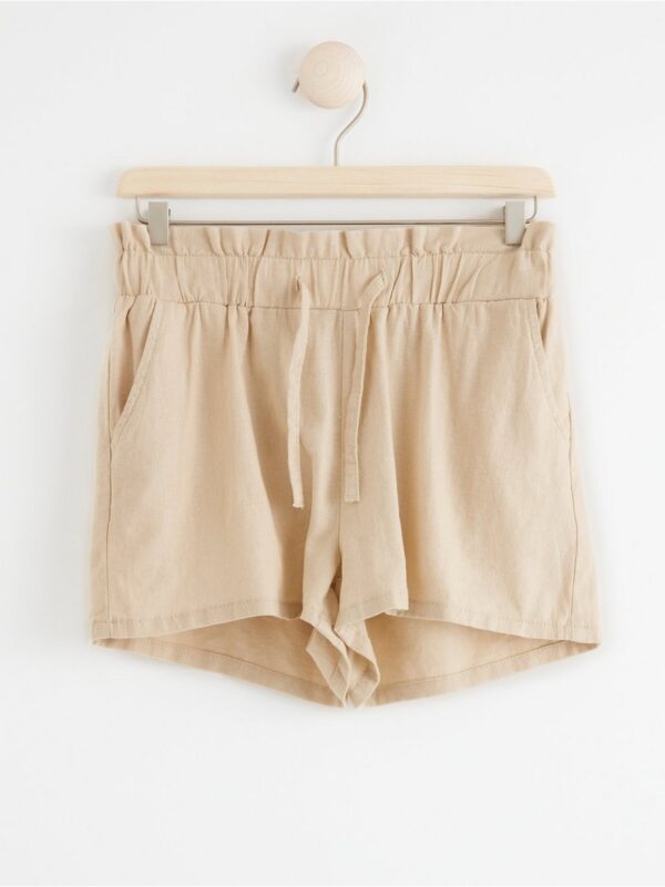 Linen shorts - 8359832-7398