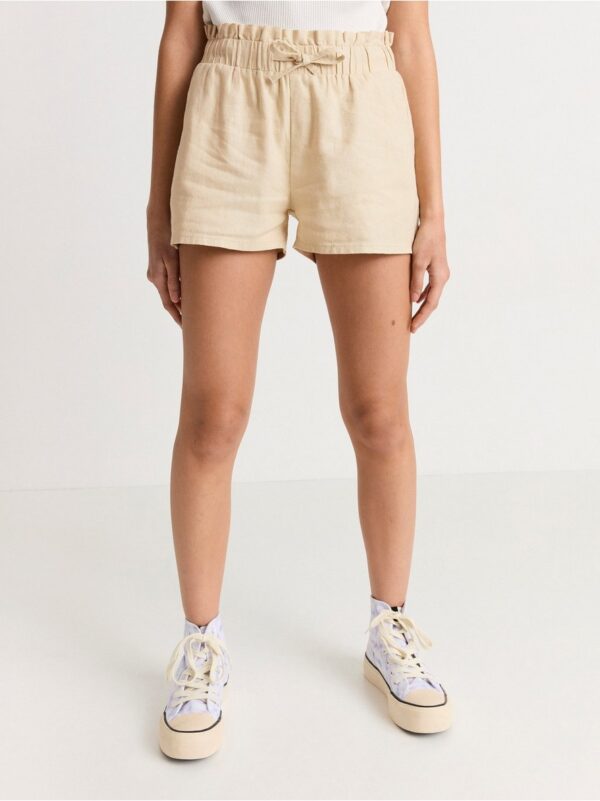 Linen shorts - 8359832-7398