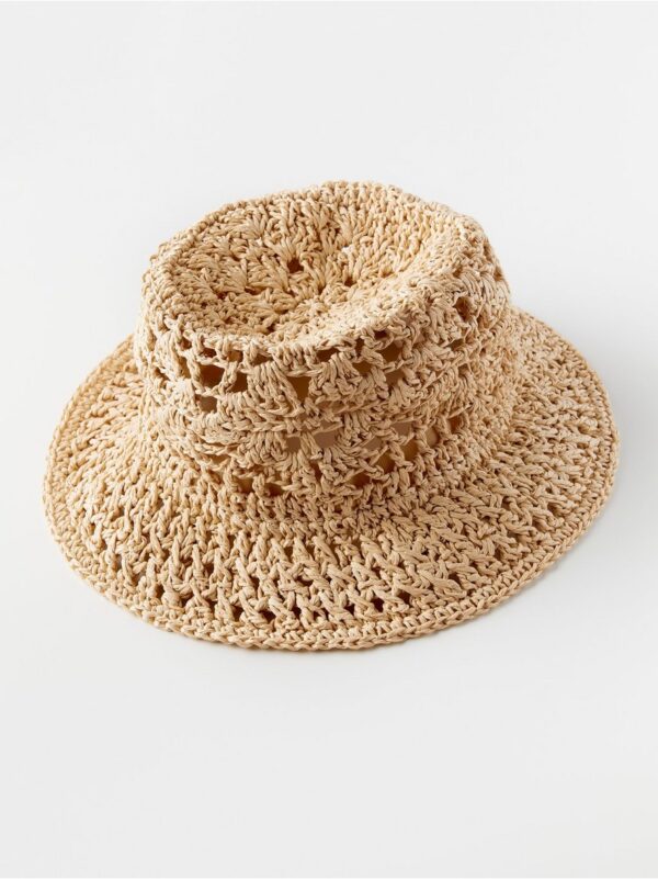 Crochet straw hat - 8360267-6903
