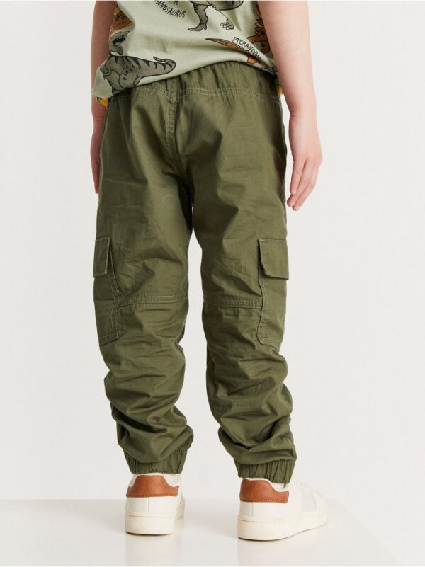 Tapered regular waist cargo trousers - 8362427-7588