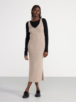 Long sleeve top in merino wool - 8362682-80