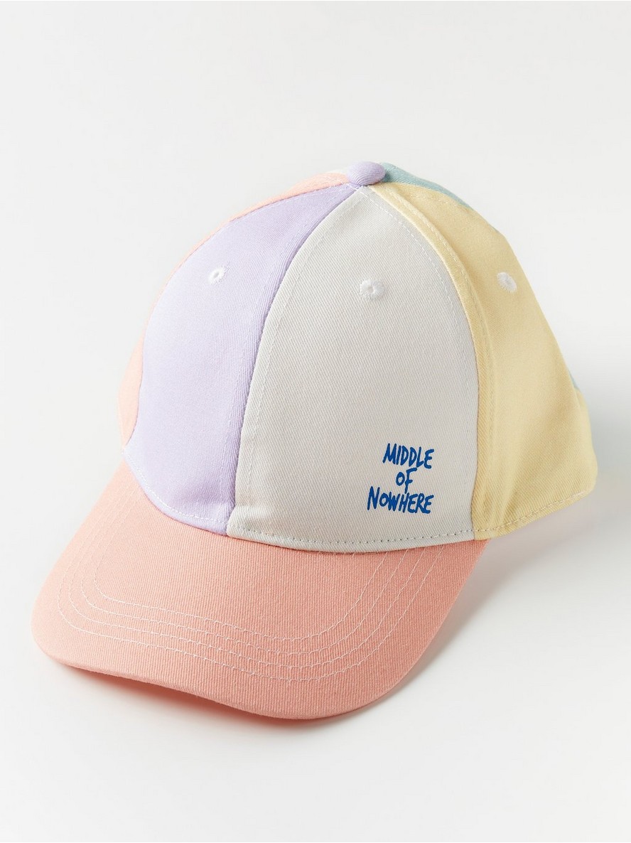 Kacket – Round peak cap with colour block