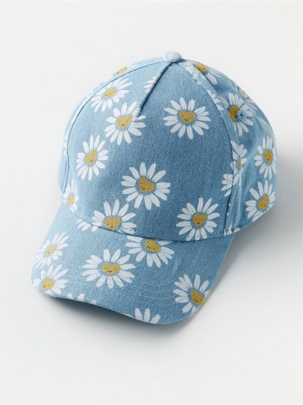 Cap with daisies - 8362820-8781