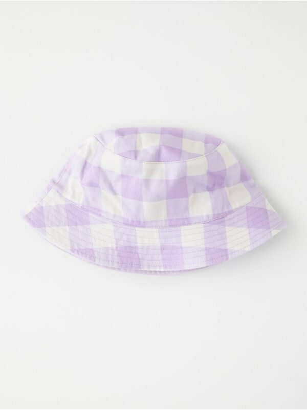 Reversible checked bucket hat - 8363326-6965