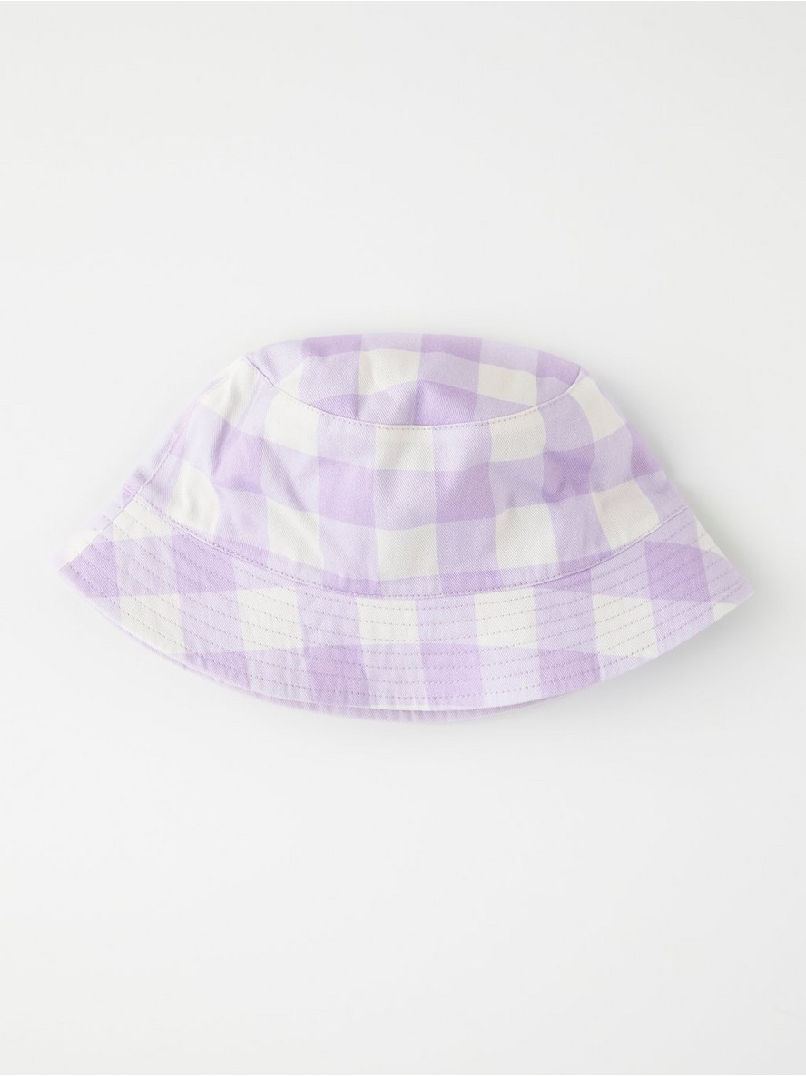 Kapa – Reversible checked bucket hat