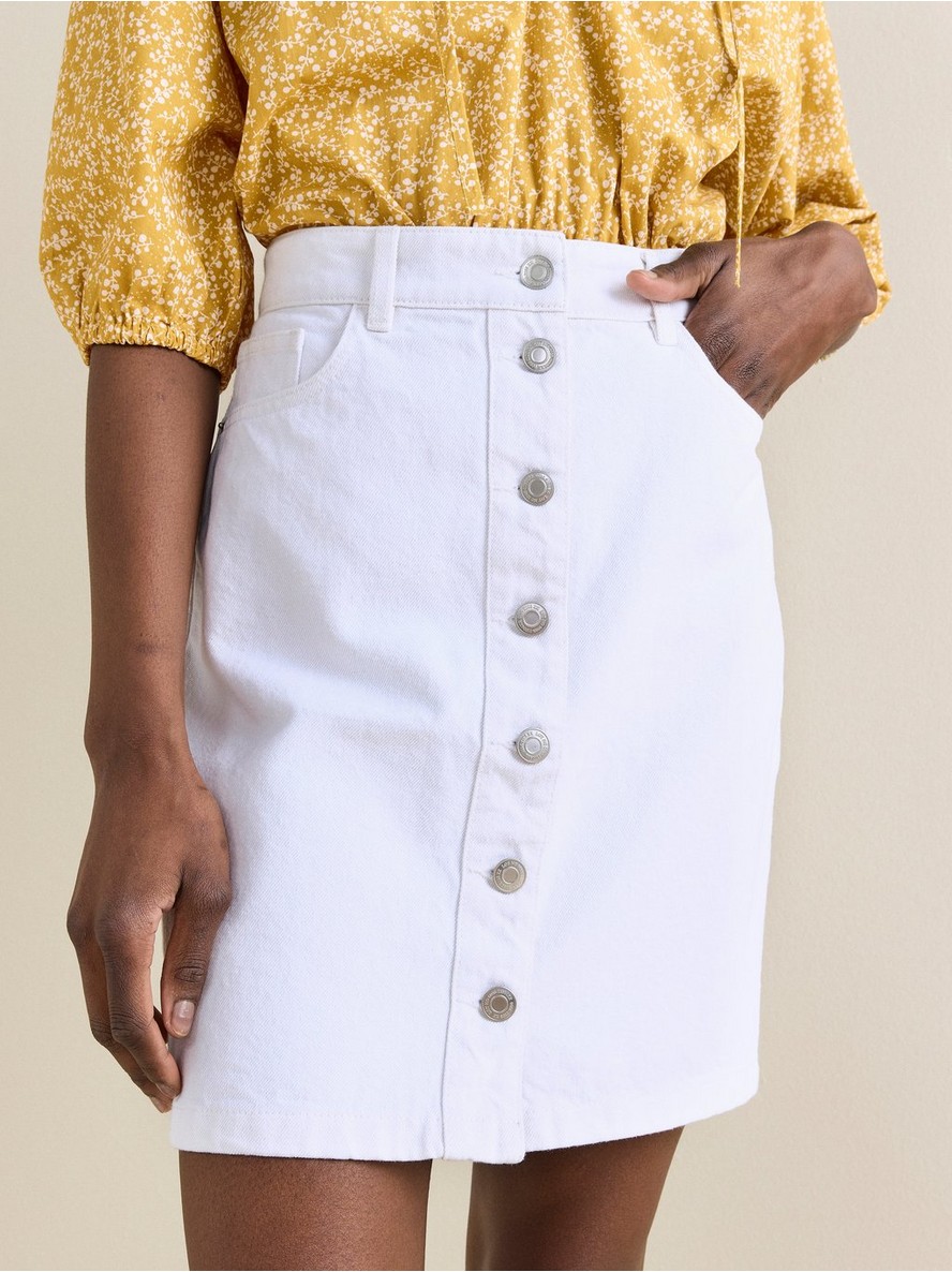 Suknja – Denim skirt with buttons
