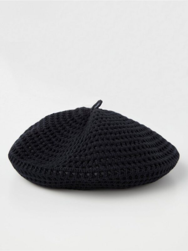 Crocheted beret - 8365500-80