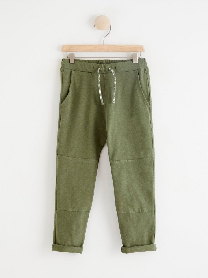 Trenerka donji deo – Slub jersey trousers with reinforced knees
