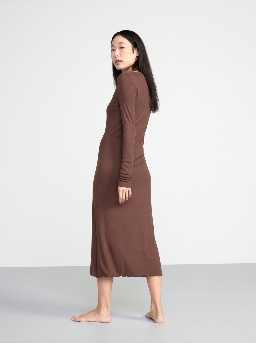 Spavacica – Long ribbed night dress