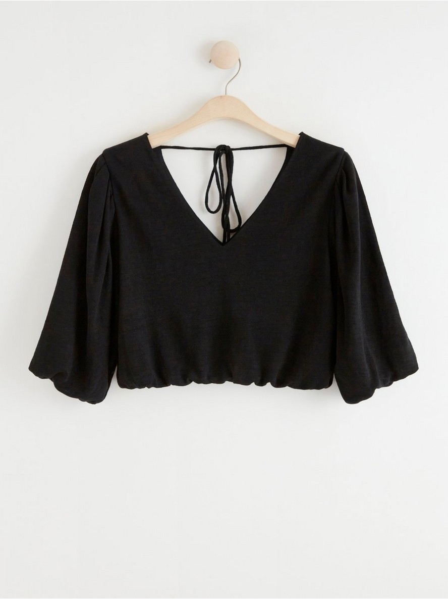 Majica – Cropped puff sleeve top