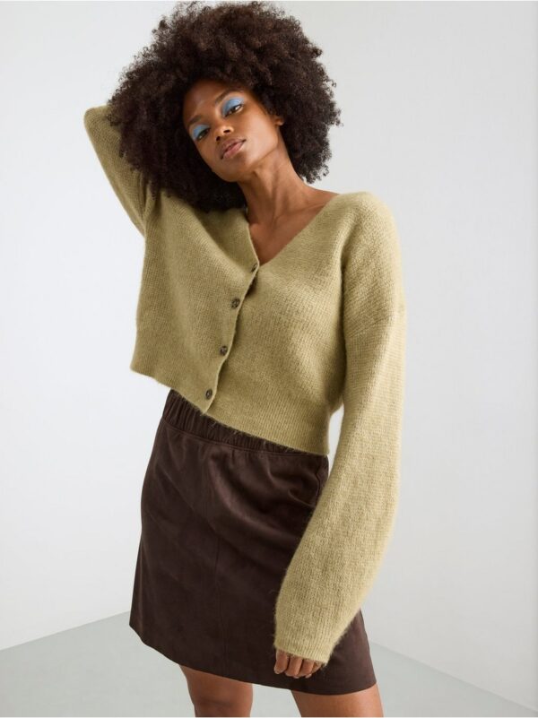 Wool blend cardigan - 8369194-8391