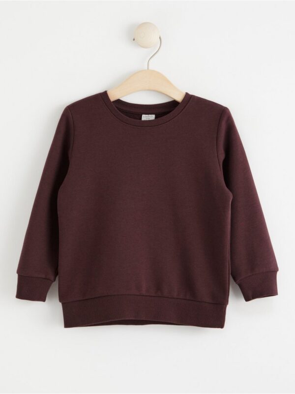 Sweatshirt with brushed inside - 8373340-8596