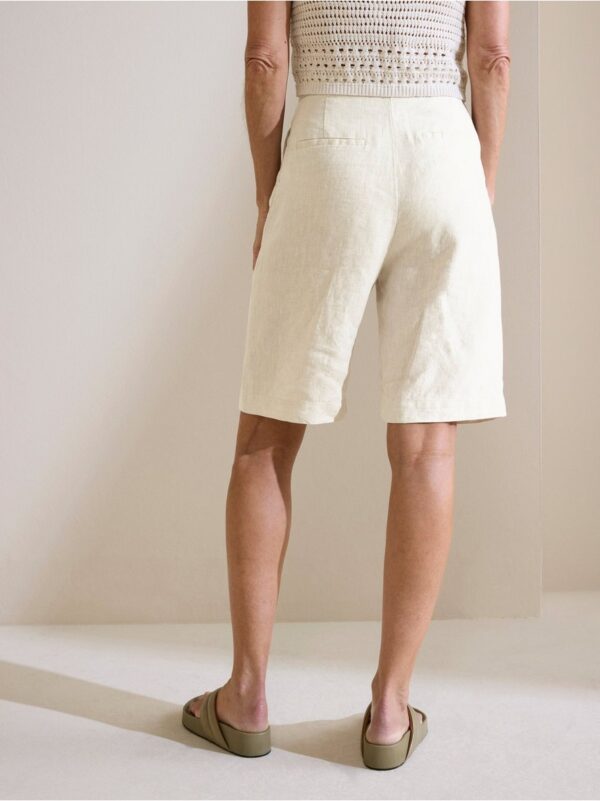 Linen Bermuda shorts - 8373875-3