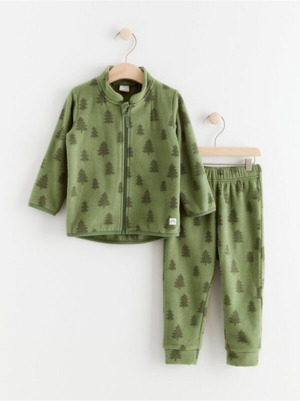Fleece set with jacket and trousers - 8374215-3905