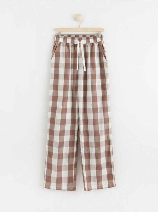 Checked pyjama trousers - 8374780-6980