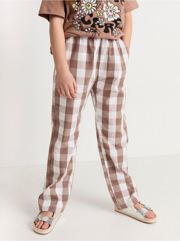 Checked pyjama trousers - 8374780-6980