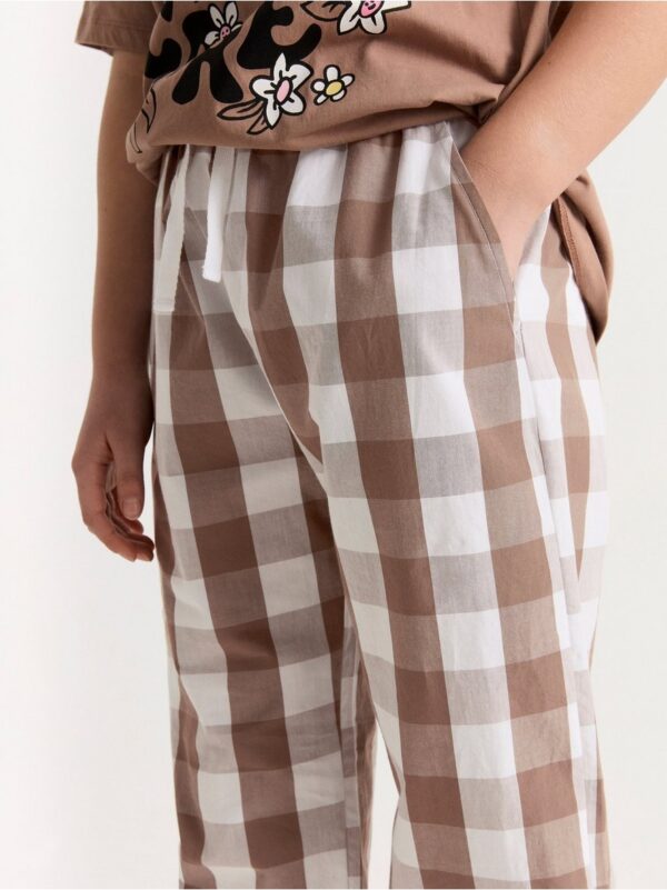 Checked pyjama trousers - 8374780-6980