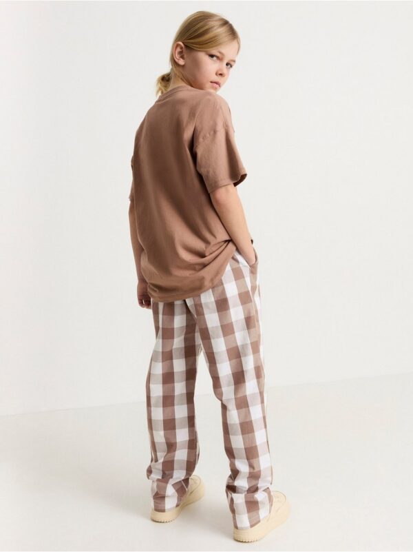 Checked pyjama trousers - 8374780-6980