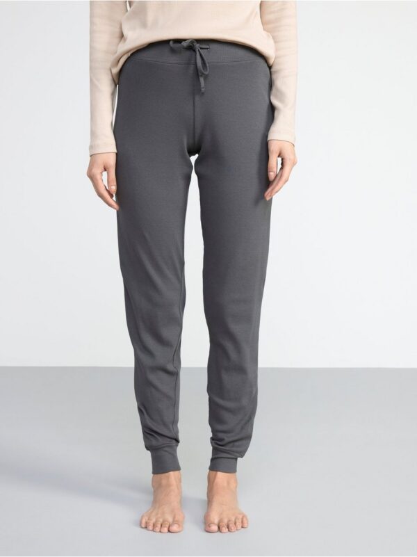 Ribbed pyjama trousers - 8374787-5578