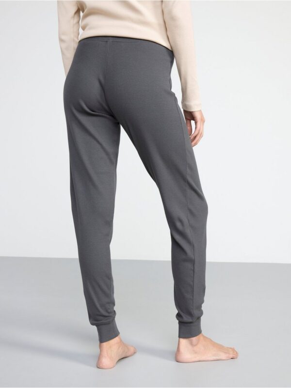 Ribbed pyjama trousers - 8374787-5578