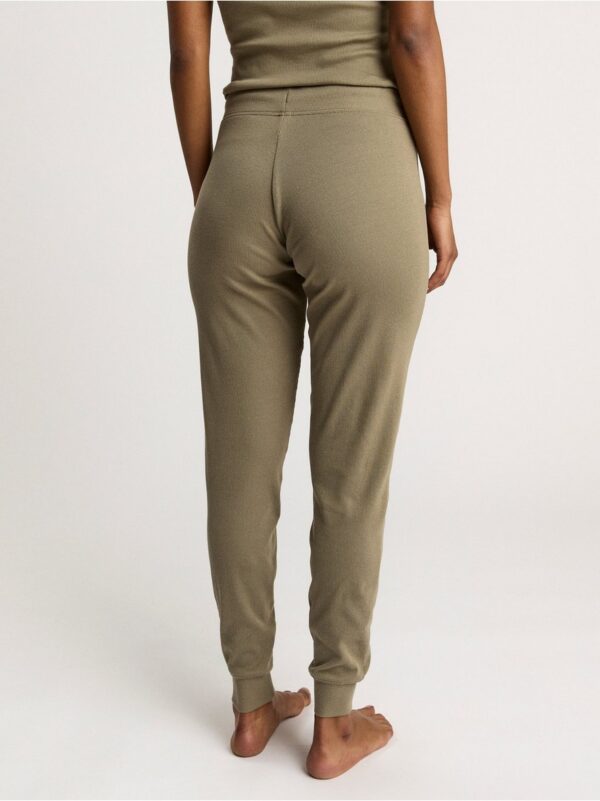 Ribbed pyjama trousers - 8374787-7891