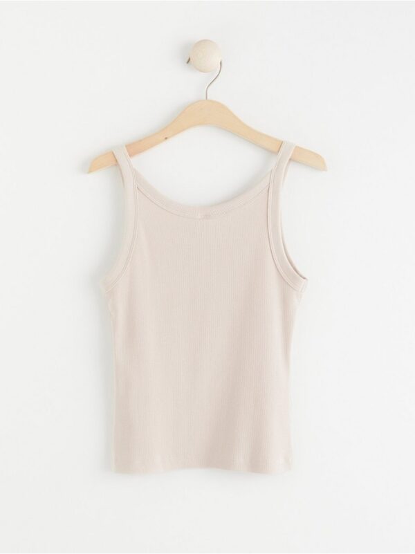 Ribbed pyjama tank top - 8374788-9419